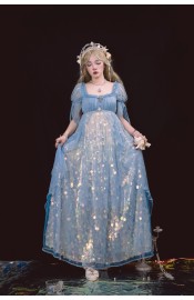 Cyans Qing Song Of Mermaid Empire Waist One Piece(Full Payment Without Shipping)